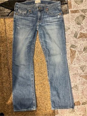 Big Star Light Blue Bootcut Jeans with Embroidered Pocket